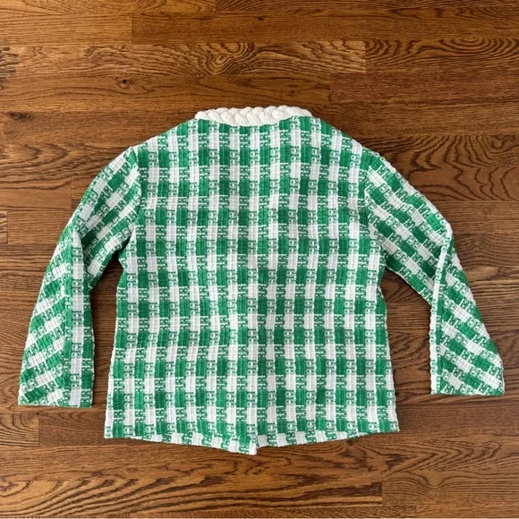 Tuckernuck Clodagh Jacket Green & White - Picture 5 of 5